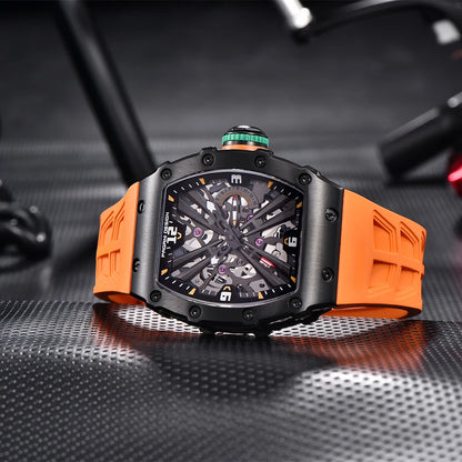 PAGANI DESIGN PD1738 Men Quartz Watches 42MM VH65 Black Case Sapphire Stainless Steel 50M Waterproof Wristwatch Watch for Men