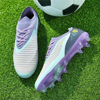 Neue Fußballschuhe für Herren, rutschfeste Fußballschuhe für Erwachsene, Outdoor-Sportschuhe für Jungen, lange Stollen, atmungsaktive und bequeme Trainings- und Wettkampf-Cleats