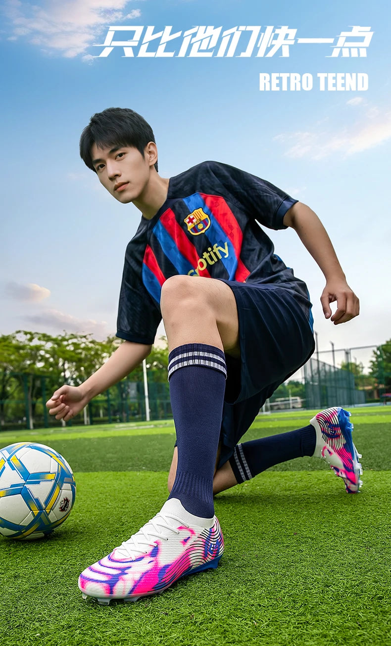 Men Professional Football Boots Resistant Comfortable Training Male Soccer Shoes Ultralight Top Quality Match Football Shoes