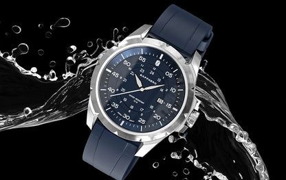 SAPPHERO Men’s Watch – Luxury quartz watch, water-resistant to 50 m, featuring an imported movement and a stainless steel case – An ideal gift idea for men.