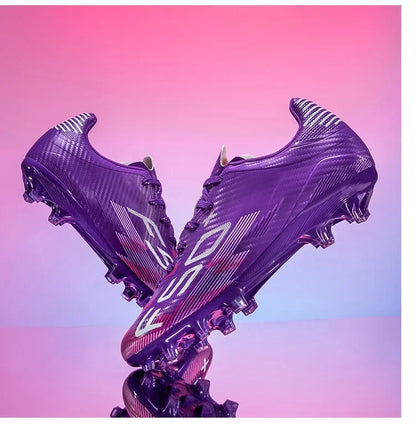 Nouvelles chaussures de football pour hommes, chaussures d'entraînement, baskets de match, chaussures de football pour terrain en herbe, chaussures de sport professionnelles antidérapantes, ultra-légères, unisexes.