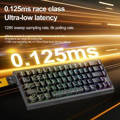 Tastiera da gaming magnetica ATTACK SHARK X68HE X68PRO HE e FREEWOLF F68 cablata F68Pro wireless per pro gaming 0.01mm Rapid Trigg