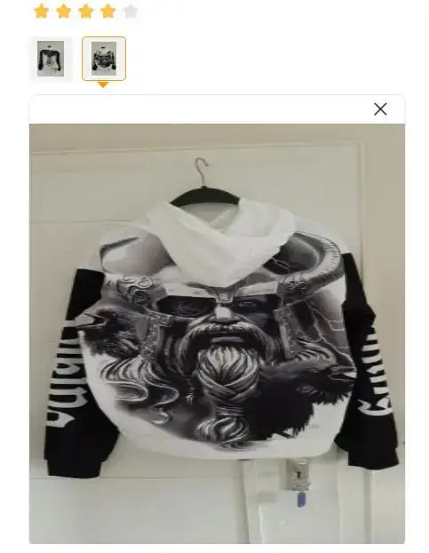 2024 Mens Hoodies Eagle Tattoo Pattern Vikings 3D Printed Fashion Casual Harajuku Hip Hop Autumn And Winter Oversized Sudaderas, Produit gaming premium Fraquane, produits de luxe, nouvelle génération, équipement gamer