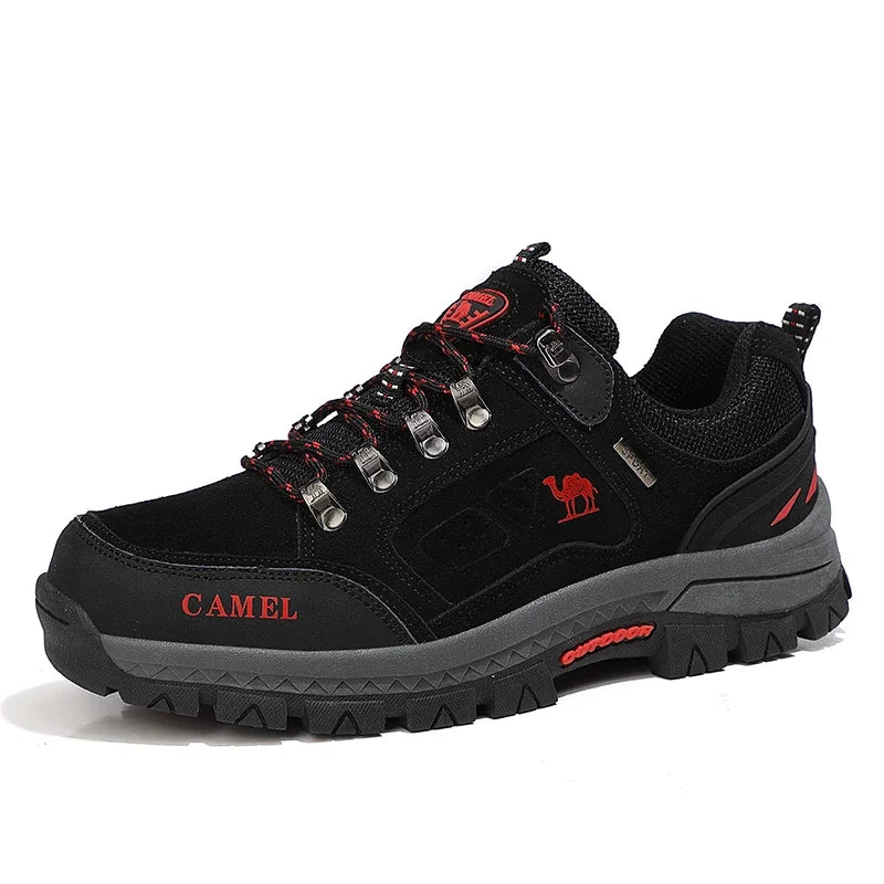 Herren-Wanderschuhe aus Veloursleder, Outdoor-Trail-Trekking-Sneaker, rutschfeste, atmungsaktive Kletterschuhe für Herren, Bergsportschuhe