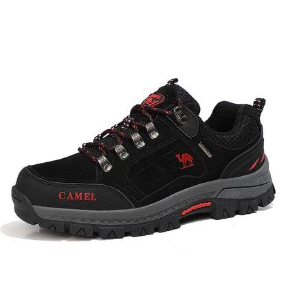 Herren-Wanderschuhe aus Veloursleder, Outdoor-Trail-Trekking-Sneaker, rutschfeste, atmungsaktive Kletterschuhe für Herren, Bergsportschuhe