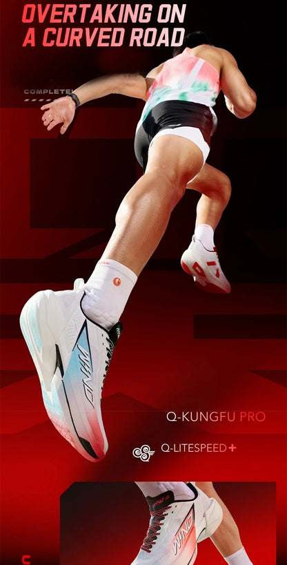QIAODAN WIND 4PRO Carbon Plate Marathon Shoes Men Professional Racing Sneakers 2026 Breathable Running Sports Shoes QDB023262291