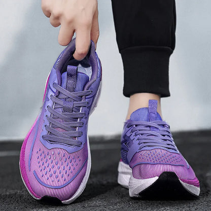 Unisex Sports Shoes Carbon Plate Walking Running Sneakers Shock-Absorbing Marathon Racing Athletics Training for Men's&Women