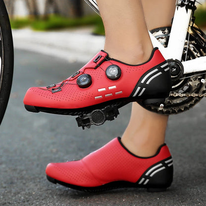 Hochwertige Fahrradschuhe für Herren, SPD, selbstverriegelnd, Rennrad-Sportschuhe, MTB-Mountainbike-Schuhe für Damen, rutschfeste Fahrradschuhe 36-47