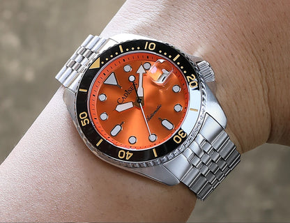 CADISEN New Luminous Men Mechanical Wristwatches Ceramic Bezel MIYOTA 8215 Sapphire Glass Automatic Watch Men Relogio Masculino