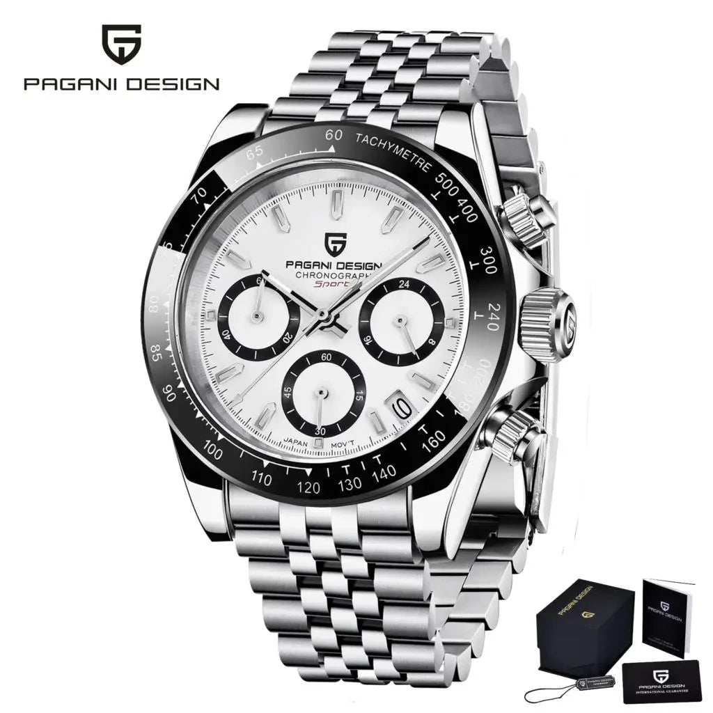 PAGANI Design 2026 New Mens Quartz Watch Luxury Sports Fashion Style Sapphire Glass Japan VK63 Movement Water Resistant PD1644