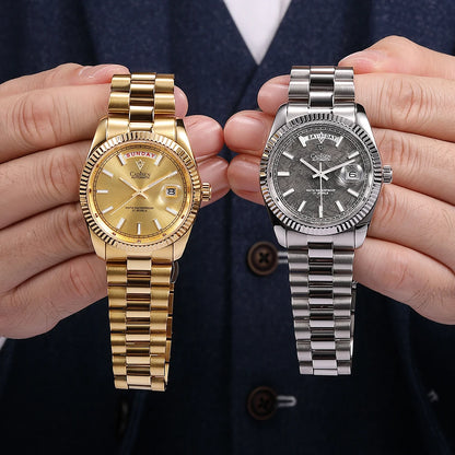 CADISEN DD40 Herrenuhr – luxuriöse Automatikuhr für Herren, AR-Saphirglas, mechanische Armbanduhr für Herren, 10Bar, MIYOTA 8285 Uhrwerk, neu 2023