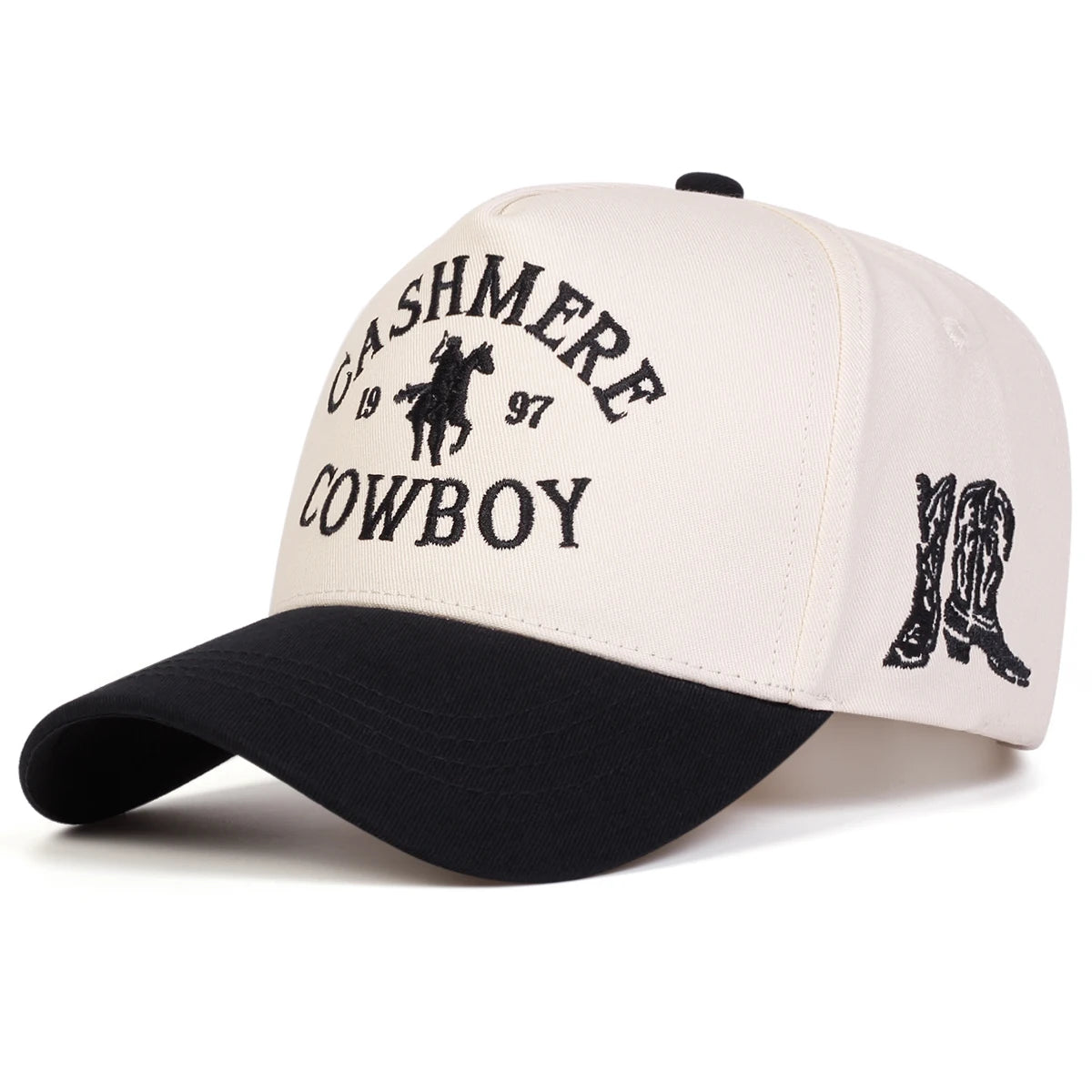 Unisex COWBOY Letter Embroidery Baseball Caps Spring and Autumn Outdoor Adjustable Casual Hats Sunscreen Hat Sports Cap