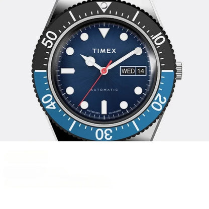 TIMEX Automatic Brand Men's Watch Luxury Leisure Multifunction Watches for Men Calendar Steel Strip Wristwatch