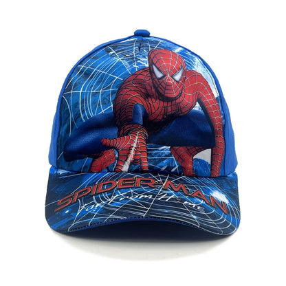 Marvel Spider-Man anime-figur baseballkasket, børnekasket med skygge, bomuld og polyester, hovedbeklædning til alle årstider, solbeskyttelse, gaver