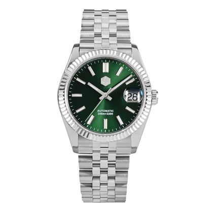 San Martin 36.5mm Men's Dress Watch Top Brand Luxury Automatic Mechanical Fashion Couples Watches Sapphire Waterproof 100m BGW9