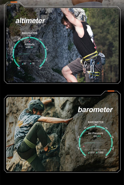 Men Fashion Outdoor Sport GPS Smart Watch Men AMOLED HD Screen Heart rate Waterproof Sport Smartwatch Man Smart Bracelet clock