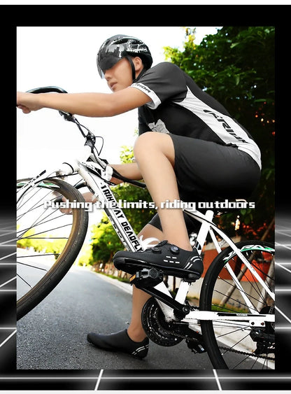 Hochwertige Fahrradschuhe für Herren, SPD, selbstverriegelnd, Rennrad-Sportschuhe, MTB-Mountainbike-Schuhe für Damen, rutschfeste Fahrradschuhe 36-47