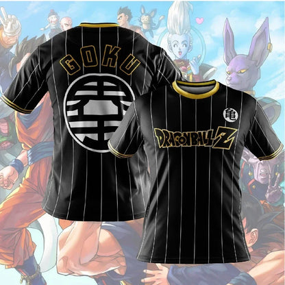 Anime Dragon Ball Goku Print T Shirts Cartoon Shirt Summer Breathable T-shirt And Comfortable T-shirts Mens Clothes Tops