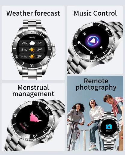 LIGE 2026 Business Smart Watch Men IP68 Waterproof Bluetooth call Sport Men Watches 1.27"HD Screen Health Monitor New Smartwatch
