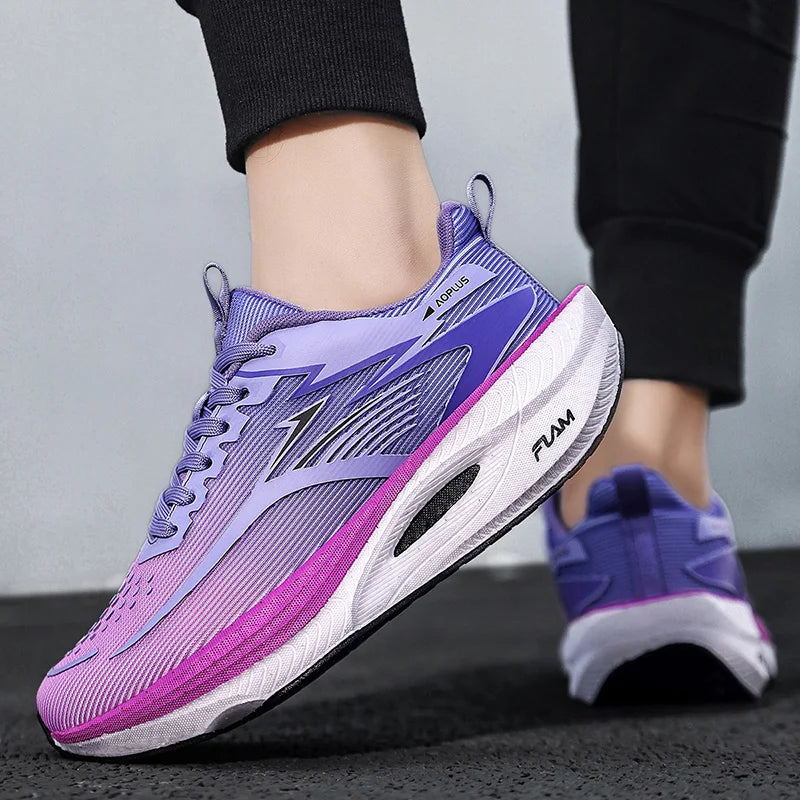 Unisex Sports Shoes Carbon Plate Walking Running Sneakers Shock-Absorbing Marathon Racing Athletics Training for Men's&Women