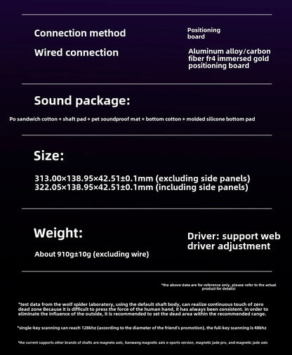 New AULA HERO 84HE 8K INSTOCK Magnetic Switch Gaming Keyboard E-sport Custom RGB Mechanical Keyboard Ergonomics Game Accessories
