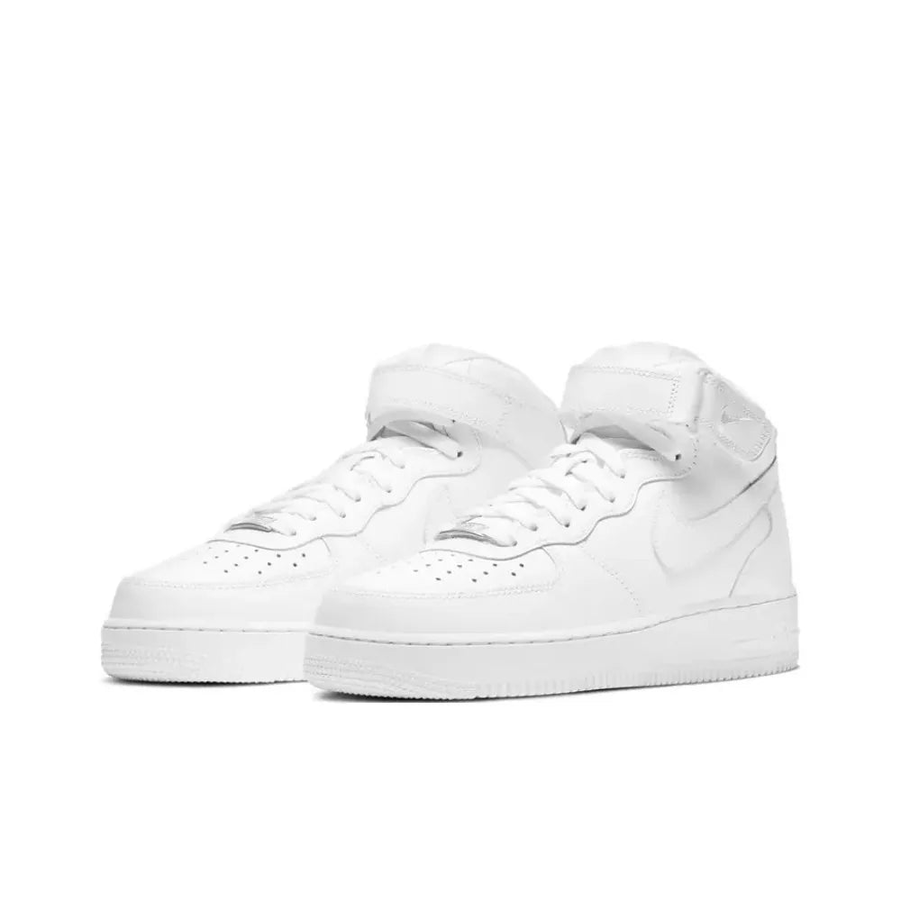 Nike Air Force 1 Stylish and Versatile Unisex Mid-Top Skate Shoes Slip-Resistant and Durable Casual Shoes FN4274-100