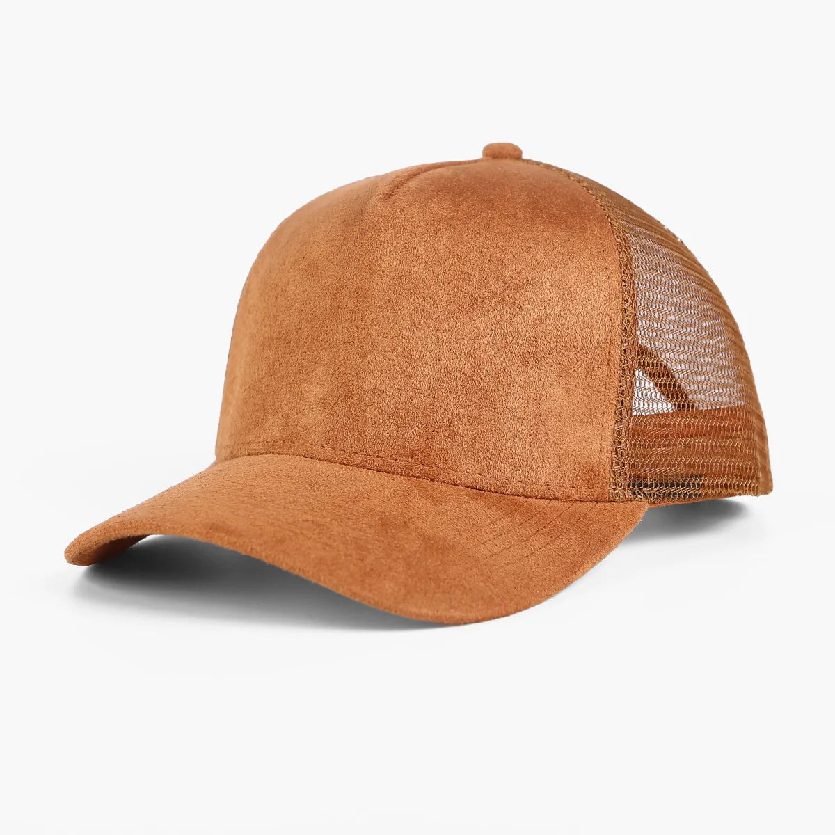 Custom Logo Baseball Cap Men 5 panel Mesh Suede Diy Trucker Hat Spring Summer Outdoor Sports Hats Women Solid Color gorros