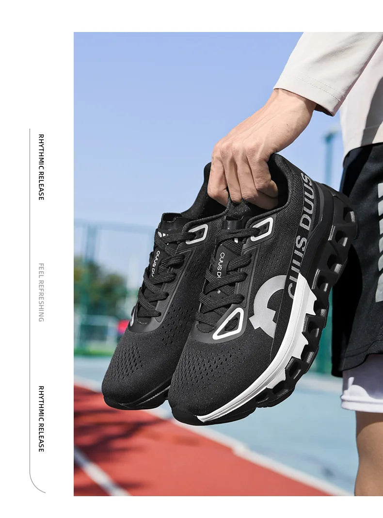 Herren-Laufschuhe Offroad-Schuhe Dämpfende Jogging-Schuhe Rutschfeste atmungsaktive Mesh-Luxusschuhe Outdoor-Paar-Trainer Renn-Sneaker