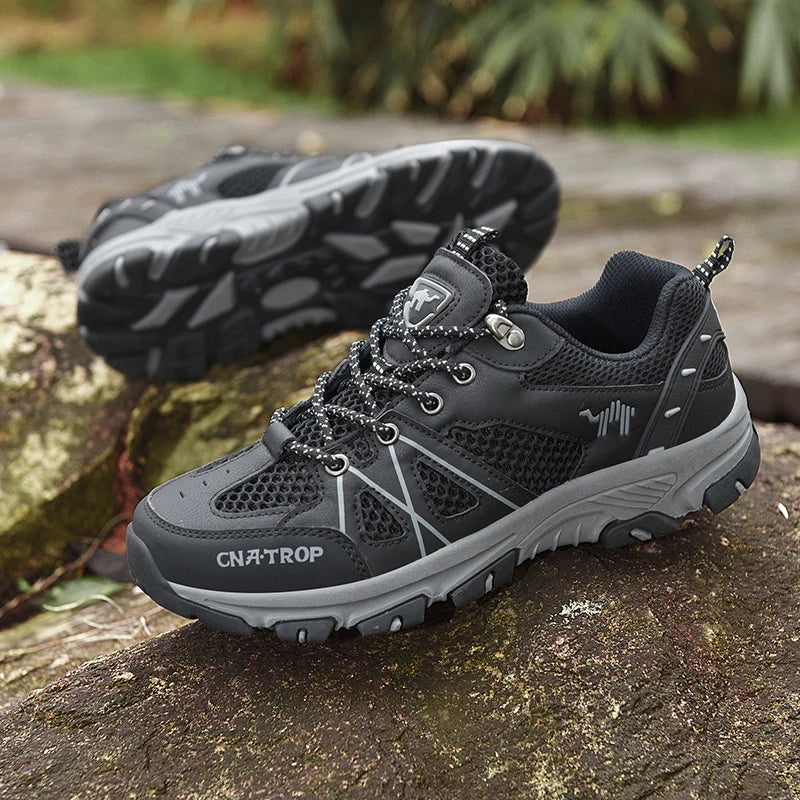Men's Hiking Shoes Breathable Mesh Sports Summer Outdoor Wear-resistant Hiking and Hunting Tactical Shoes