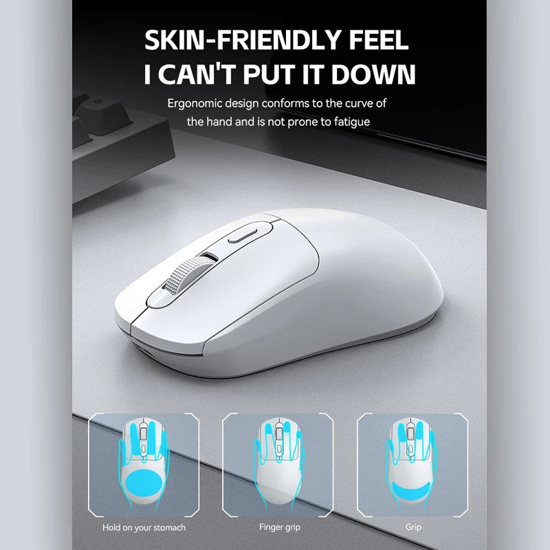 Mouse de gaming wireless Warvank X8, 500 mAh, reîncărcabil TYPE-C, mouse de birou potrivit pentru laptopuri și computere desktop
