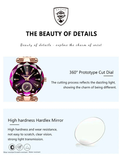 POEDAGAR Luxury Watch For Women Waterproof Casual Quartz Ladies Wristwatch High Quality Elegant Women's Watches Female Reloj+Box