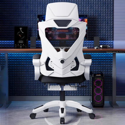 Luxury Ergonomic Office Chair Recliner Gaming Chair with Armrests, High Back Swivel Office Chair, Comfortable Home Office Furniture with Adjustable Height