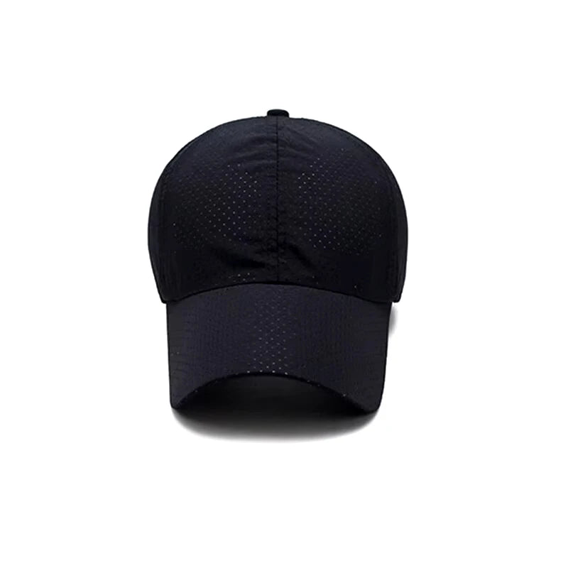 Mütze Herren Frühjahr/Sommer einfarbige Netzmütze Baseballmütze Damen Herbst Koreanische Ausgabe Sonnenschutzmütze Netz atmungsaktive Schirmmütze