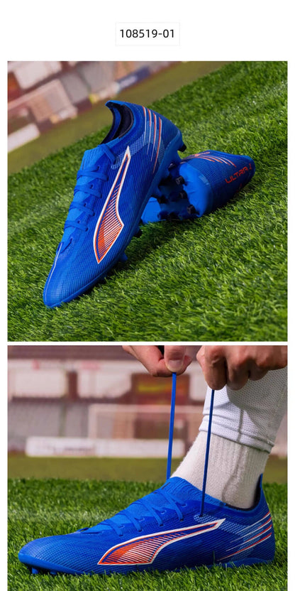 PUMA Men's MG Cleat Soccer Shoes 108519-01 108519-03 Reinforced Heel One-Piece Tongue Football Boots