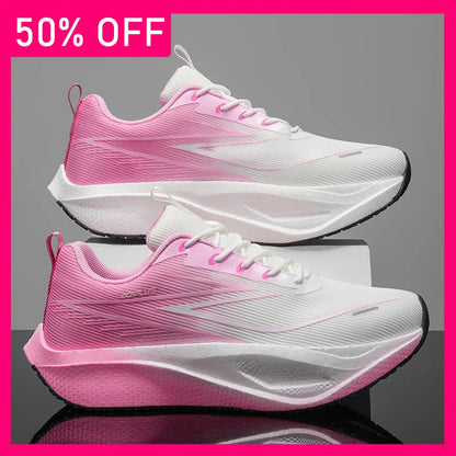 Zapatillas deportivas unisex de malla transpirable, modernas y profesionales, para running y fitness al aire libre, cómodas, con cordones, para hombre