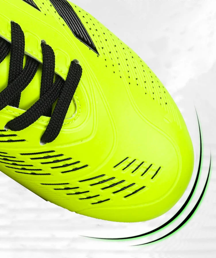 Nuevas zapatillas de fútbol para hombre y mujer, calzado deportivo para interior y exterior con tacos largos y tacos fragmentados para entrenamiento de fútbol en césped sintético