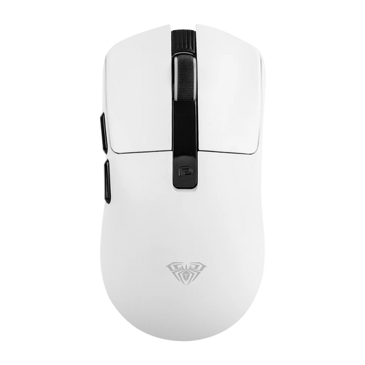 Ratón gaming AULA SC590 PRO con cable/Bluetooth/inalámbrico 2.4GHz, 20000 DPI y sensor PAW3311 con tasa de sondeo de 1000 para Win/Mac/gaming