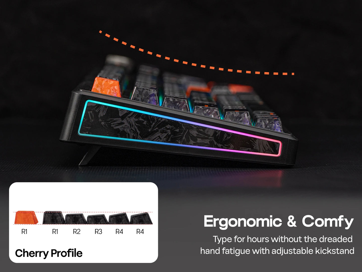 EPOMAKER TH108 V2 PRO 100% ANSI US Layout Wired/Bluetooth/2.4Ghz Wireless Mac Modifier Mechanical Keyboard with Screen & Knob