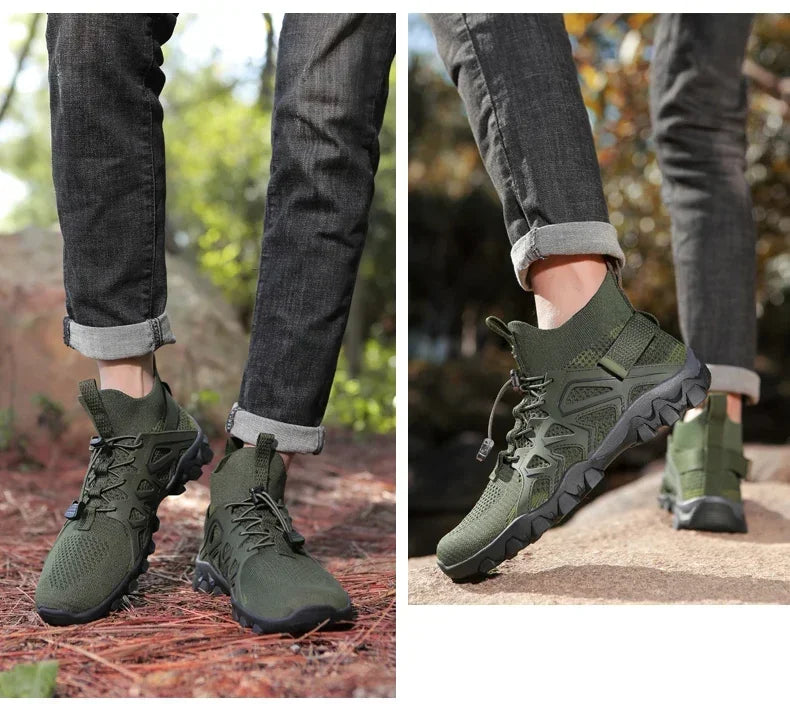 Unisex, andningsbara, snabbtorkande skor för fiske och vattensport, sommar, uppströms, barfota vattenstövlar, utomhus, halkfria damstrandskor