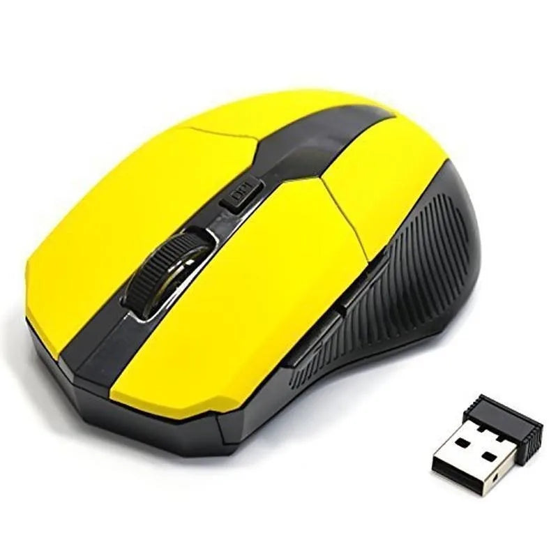 2.4Ghz 1200DPI Wireless Mouse Adjustable Optical Gaming Mouse Wireless Home Office Game Mice for PC Computer Laptop