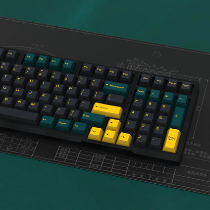KBDiy GMK MarrsGreen Keycap tasti profilo Cherry Double Shot PBT ISO per kit tastiera meccanica gamer DIY Gaming Point KeyCap