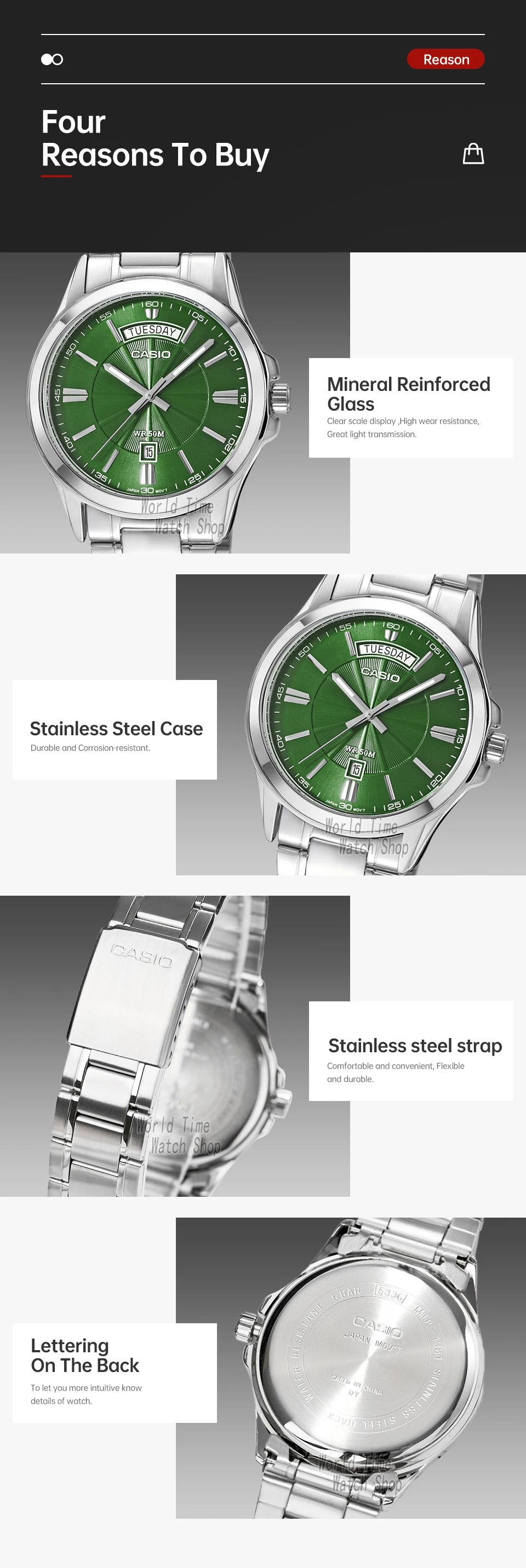 Casio watch for men MTP-1381D Series Explosion quartz watche 50m Waterproof military wrist Watch relogio masculino