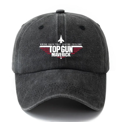 "TOP GUN MAVERICK" Men'S Classic Vintage Baseball Cap, Adjustable  Hat with Curved Brim, Casual Outdoor Sports