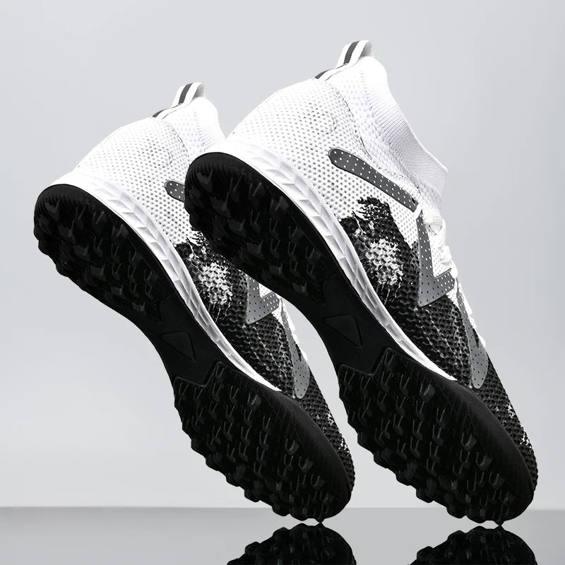 Chaussures de football professionnelles TF Broken Nail pour adolescents, chaussures de training montantes d'aspect robuste, pour adultes, pour l'extérieur, antidérapantes