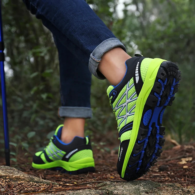 Scarpe da trekking da uomo Brand in mesh traspirante, scarpe da viaggio outdoor impermeabili per caccia e pesca, scarpe sportive da montagna, fuoristrada e riding