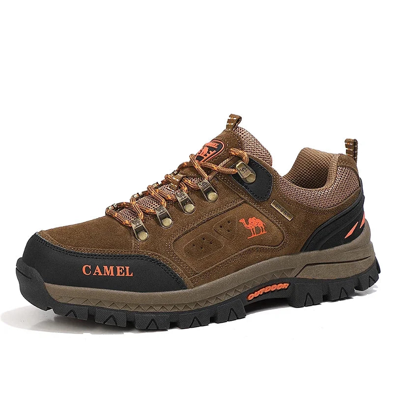 Herren-Wanderschuhe aus Veloursleder, Outdoor-Trail-Trekking-Sneaker, rutschfeste, atmungsaktive Kletterschuhe für Herren, Bergsportschuhe