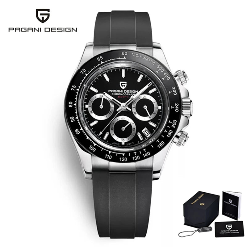 2026 New PAGANI DESIGN Mens Quartz Watches Top Brand Luxury Business Watch For Men Stainless Steel Waterproof Chronograph Clock