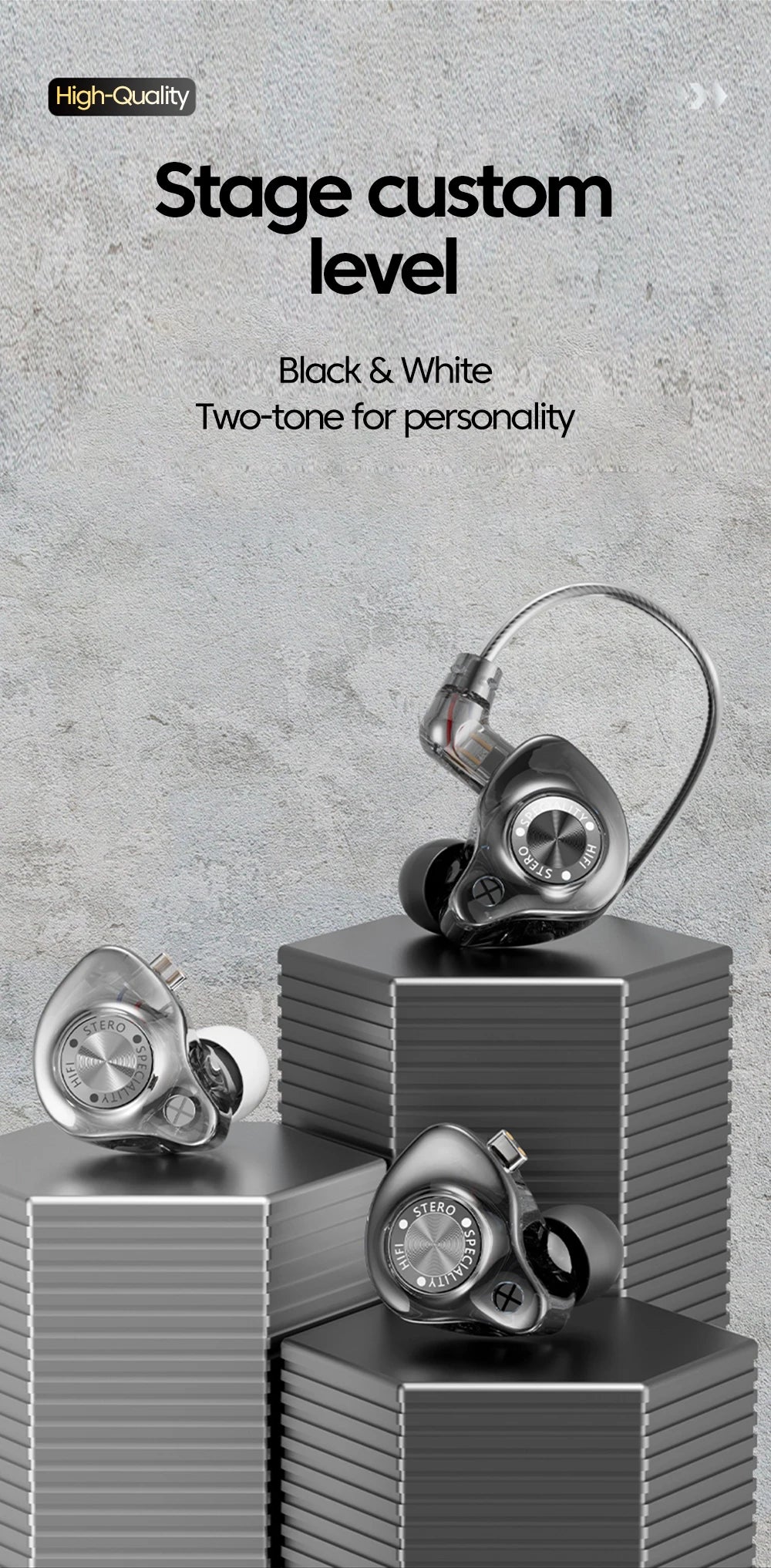 Original 15D Super Bass In-Ear Headphone With Mic 3.5mm AUX/Type-C Digital Chip Headset For iPhone 17 Huawei Xiaomi Android