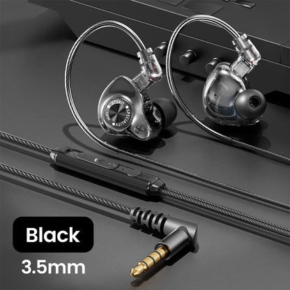 Original 15D Super Bass In-Ear Headphone With Mic 3.5mm AUX/Type-C Digital Chip Headset For iPhone 17 Huawei Xiaomi Android