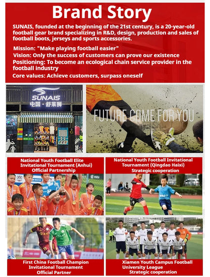 SUNAIS Men Training TF Soccer Shoes Artificial Grass Anti-Slippery Youth Football Shoes AG Women Sports Training Shoes 835230